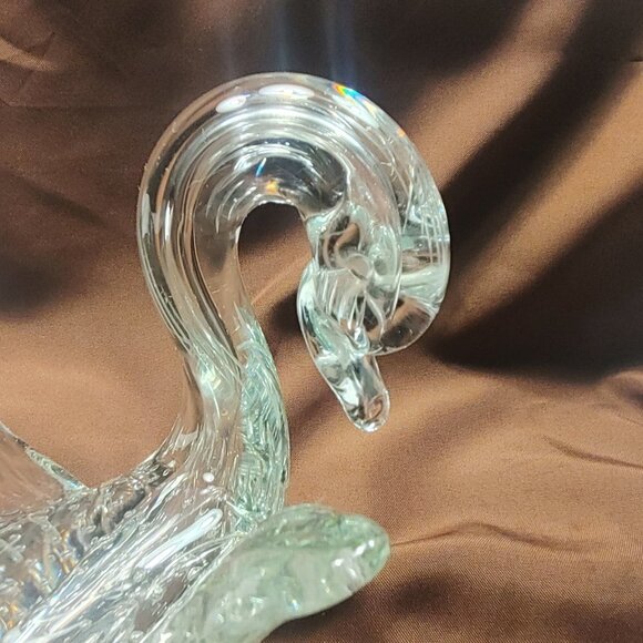 Vintage Murano Art Glass Goose/Swan w/Air Bubbles Heavy - Picture 7 of 15